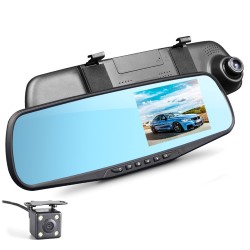 Kamera do auta Yikoo DV110R - 4,3" LCD, duální